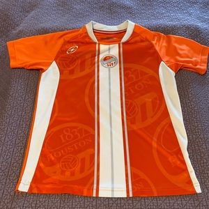 Xara orange soccer jersey